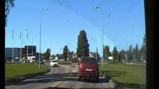 Sightseeingdrive in the city of Raahe, Finland II.MP4