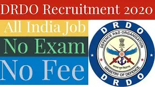 DRDO Recruitment 2021 | Apply Online for Application Form | #jobsarkari #sarkarinaukri #govtjobs2020