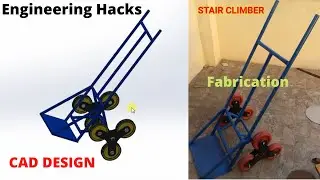 Design & Fabrication of Stair Climber | Mechanical Project | Final Year Project,  3 Wheel Design