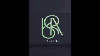 @uroojshaikh205 Rushda brand logo 🔥#viral #shortsvideo #yutubeshorts #shorts #trending #logodesign