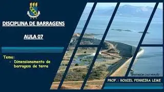 AULA 07 DIMENSIONAMENTO DE BARRAGENS DE TERRA