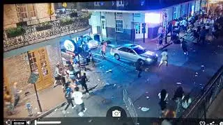 August 1, 2021 Bourbon Street Cam Captures Crowd Running for Cover From Shooting