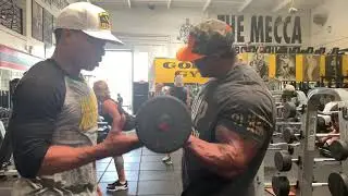 Prépa Mr Olympia 2019, week 13: Entraînement de BRAS avec SHAWN RHODEN et AHMAD CLAYTON