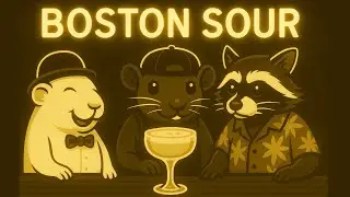 Boston Sour: The Creamy Cousin of the Whiskey Sour 🍋🥚