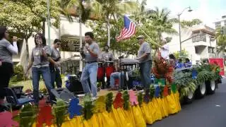 Gods Ohana Day Parade 2012 Faith Hope and Love Christian Center Honolulu