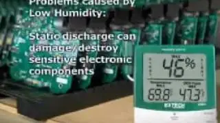 Hygro-Thermometer Humidity Alert with Dew Point Extech 445815