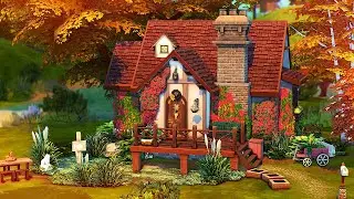 WITCHY AUTUMN COTTAGE 🍁 | The Sims 4 Speed Build