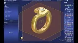 Sneak preview: Symmetrical Bypass Ring by 3DESIGN CAD8