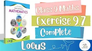 Class 9 Math Exercise 9.7 | Unit 9 | Locus | National Book Foundation | Federal Board