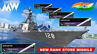 Brahmos NG - New Brutal Indian Rank Store Missile 🚀 Review & Gameplay 🔥 - Modern Warships 