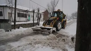 Büyükşehir Belediyesi Karla Mücadelede 7/24 Sahada