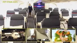 Turkish Airlines Airbus A330-300 Business Class Kuala Lumpur to Istanbul. By [AirClips]