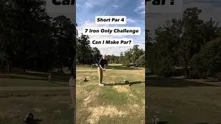 7 iron only challenge #golf #trending #golfer #golfswing #golfshorts