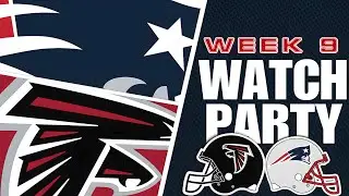 New England Patriots vs Atlanta Falcons Week 9 LIVE WATCH PARTY + REACTIONS!