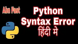 Types of Errors in Python Programming Handling Errors in python Indentation Error  @PankajEduTech