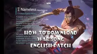 How to download War Song ENGLISH PATCH
