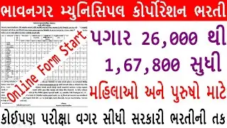 ભાવનગર મહાનગરપાલિકા ભરતી ૨૦૨૫ | BMC Bumper Vacancy | Bhavnagar Municipal Corporation Vacancy | BMC
