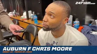 Auburn F Chris Moore | NCAAT Michigan win