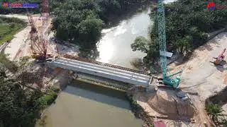 (LS Girder) Launching LS Girder 60m - Air Kuning, Perak Tengah, Perak