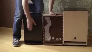 Кахоны сравнение Live Cajon BASS+, BASS Shift Pro Slim, SUPER BASS