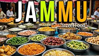 The Best Street Food in JAMMU | Paper Poori Chana, Dharampal's ALOO TIKKI, Pandit Ji KALADI Hut