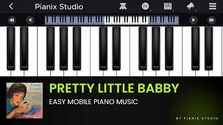 Pretty Little Baby - Easy Mobile Piano Music | Connie Francis | By Pianix Studio