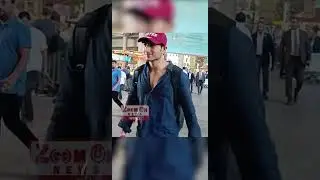IBRAHIM ALI KHAN RETURN MUMBAI SPOTTED AT AIRPORT ARRIVAL