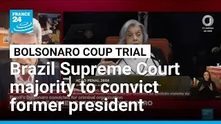 Brazil's Bolsonaro guilty of coup charges, court majority decides in landmark trial &bull; FRANCE 24