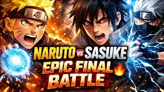 Naruto Shippuden Epic Fight 🔥 Naruto vs Sasuke & Kakashi Hindi Edit | Ultimate Battle