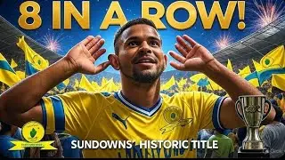 Mamelodi Sundowns,SouthAfricanfootball,Lucas riberio,PSL champions ,PSL2025,8 in a Row