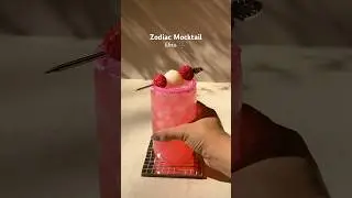It&rsquo;s libra season and we&rsquo;re celebrating with a Raspberry Lychee Lemonade ♎️✨ #libra #mocktail