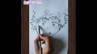 SKETCH OF MIDORIYA #drawing #yt #art #sketch #simple #bestest #SaFa Art lab