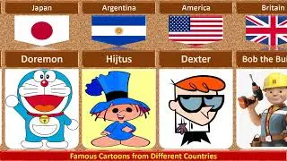 Famous Cartoons from Different Countries