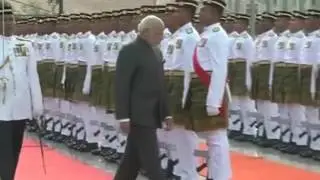 PM Modi receives ceremonial welcome at Putrajaya, Malaysia