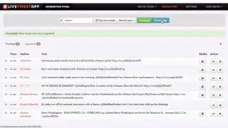 LiveTweetApp -  Live tweet wall tool