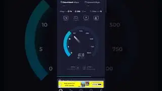 airtel airfiber speed test at night #shortsfeed #shortvideo #shorts #airtel_offer #airtelairfiber