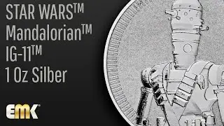 STAR WARS&trade; Mandalorian&trade; IG-11&trade; 1 Oz Silberm&uuml;nze