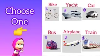 Personality Test Choose One Bike Yacht Car Bus Airplane Train