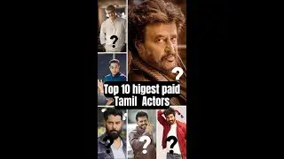 Tamil  actors salary per movie 2022#youtubeshorts