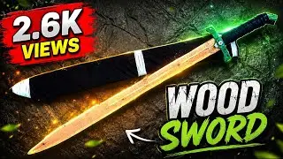 Wood sword making//Sword making #youtube #woodworking