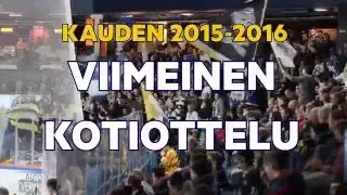 Kauden 2015-2016 viimeinen kotiottelu