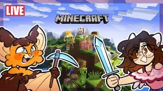 Minecrafting again with @Chomptera + Art Fight Doodles | Craftingpony Livestream