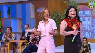 Catarina Campos e Manuel Sameiro -desgarrada da despedida na Pra&ccedil;a da Alegria by Radio Luso