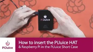 How to insert the PiJuice HAT & Raspberry Pi in the PiJuice Short Case