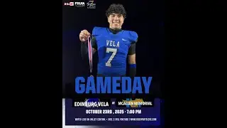 Football: Edinburg Vela at McAllen Memorial 10.23.25