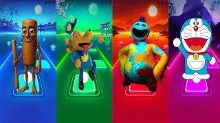 Doraemon🆚Arthur Christmas🆚Dog Man🆚POPPY PLAYTIME CHAPTER 4🔥Who is best player? 