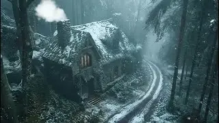 Enchanting Winter Hearth 🕯️ Deep Sleep Medieval Music (1 Hour)