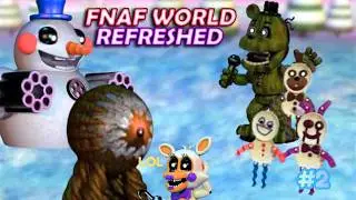 Exploring the caves in the Dusting Fields, FNAF WORLD REFRESHED: Part 2