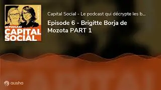 Episode 6 - Brigitte Borja de Mozota PART 1