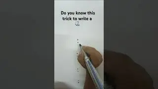 Easy way to write a#learn with Meherban#education#videoshort